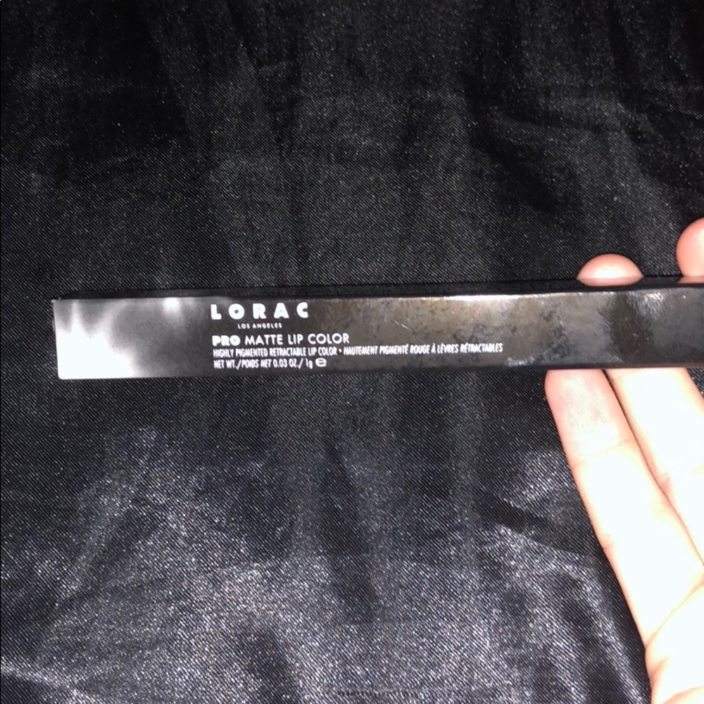 Lorac Pro Matte Lipstick in color Aubergine